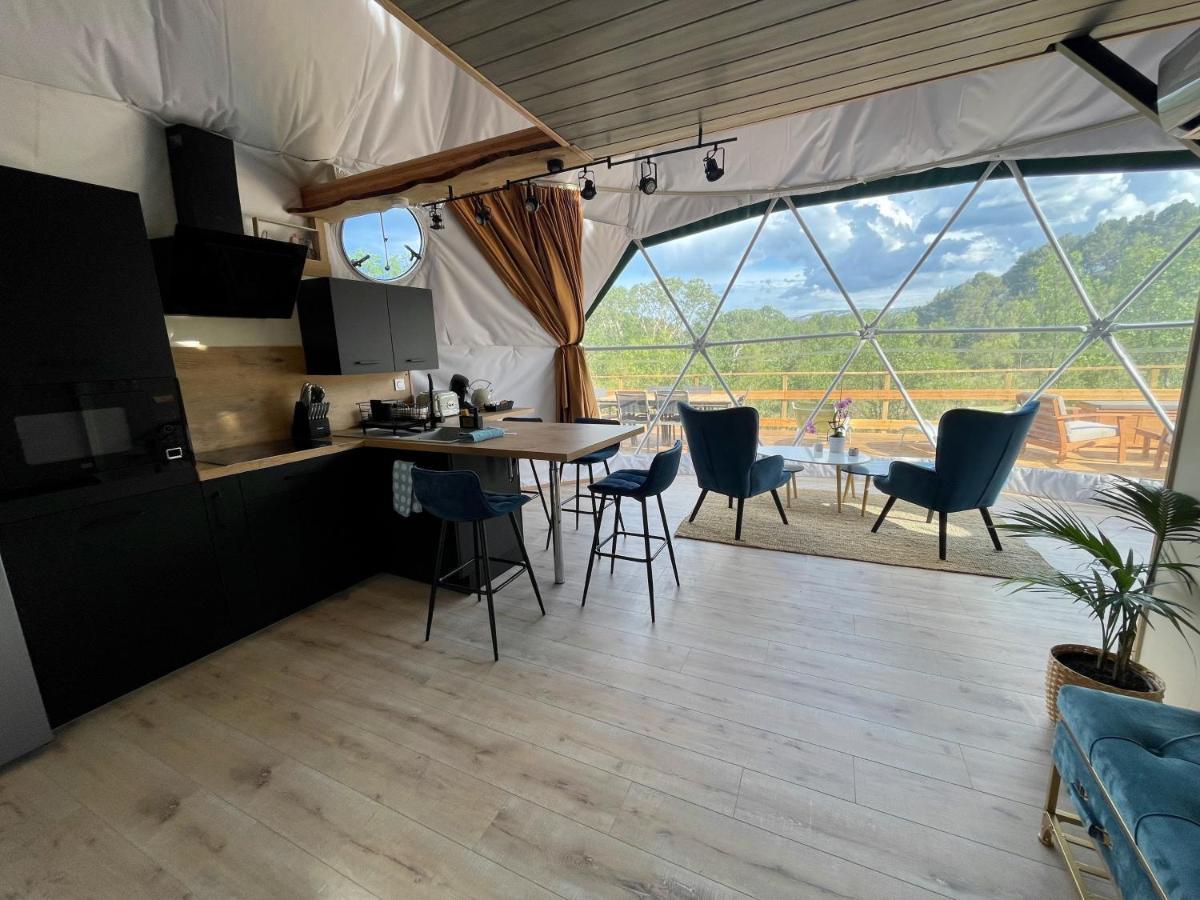 Villa Bulle De L'Escale Coconing Avec Jacuzzi Privatif à Durban-Corbieres Extérieur photo