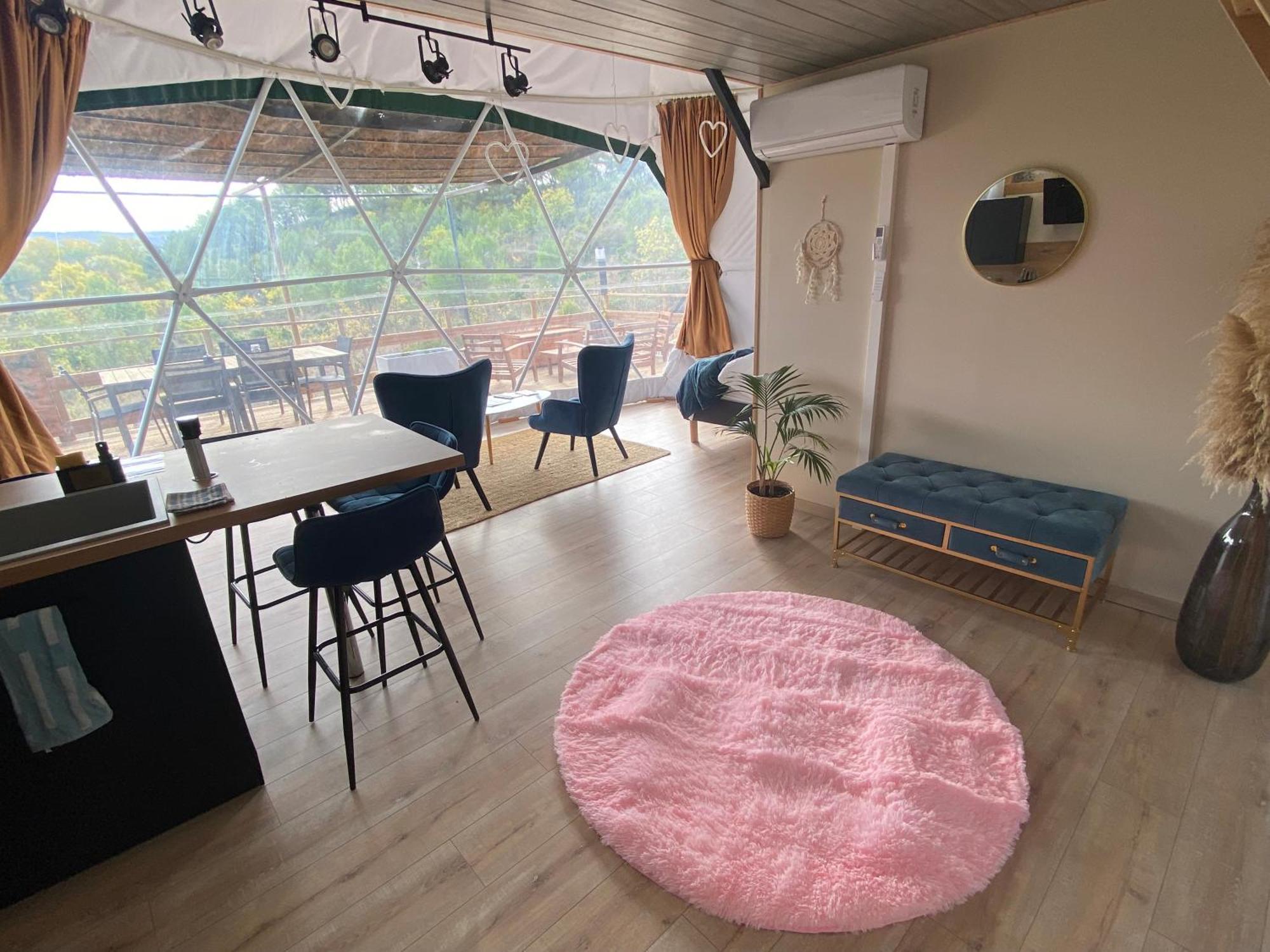 Villa Bulle De L'Escale Coconing Avec Jacuzzi Privatif à Durban-Corbieres Extérieur photo