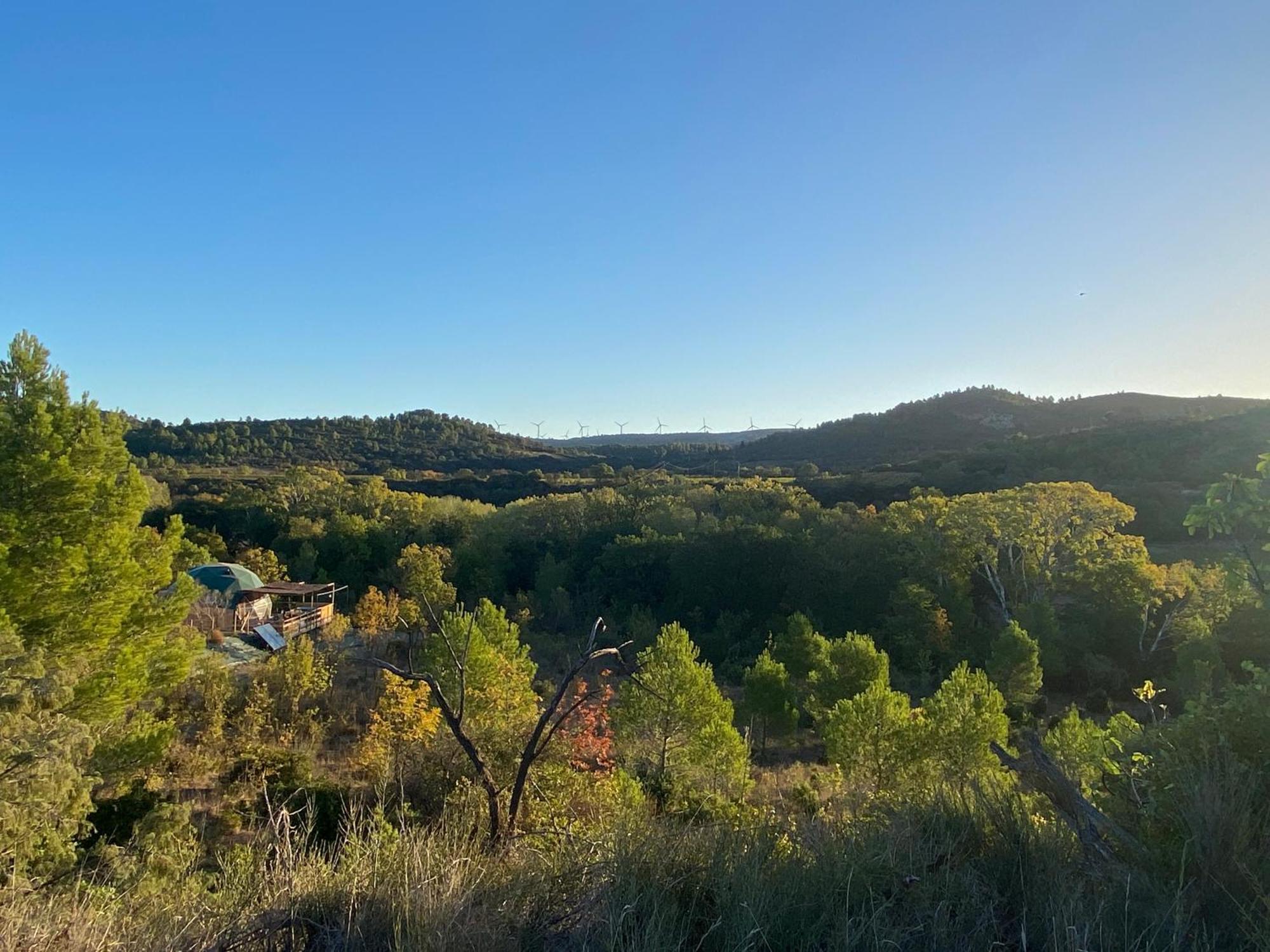 Villa Bulle De L'Escale Coconing Avec Jacuzzi Privatif à Durban-Corbieres Extérieur photo